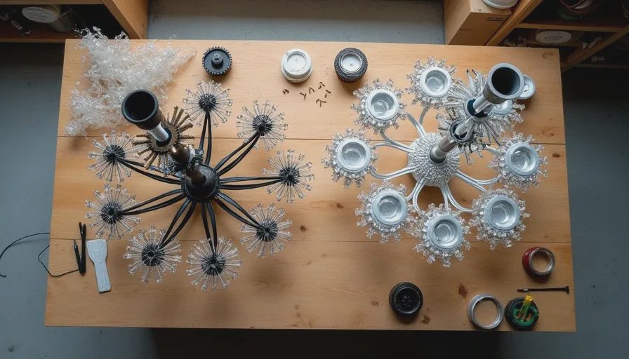I Bought the $40 Amazon Chandelier and the $400 One — Here's What's Inside