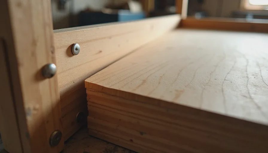 Solid wood joinery compared to particleboard furniture construction