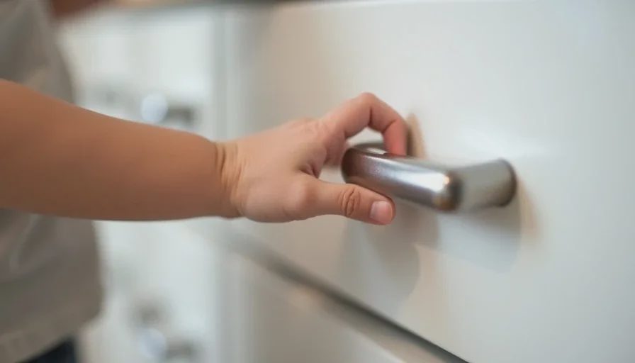 Fabric loop testing snag potential on cabinet hardware