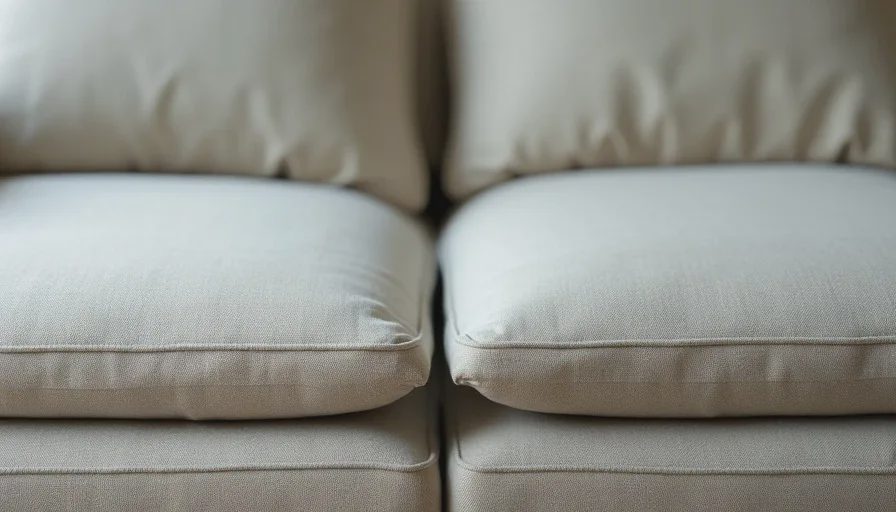 Cushion recovery difference between budget and premium sectionals Sofa cushion compression comparison after three months