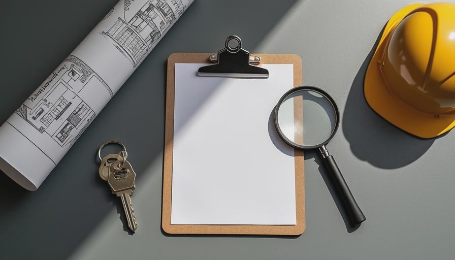 Visual context for new home inspection
