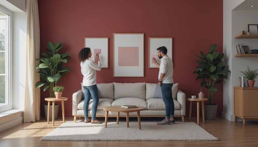 Visual context for accent walls