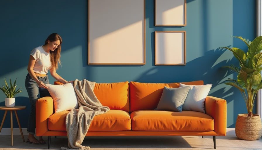 Orange Couch Ideas That Actually Work in a Real House