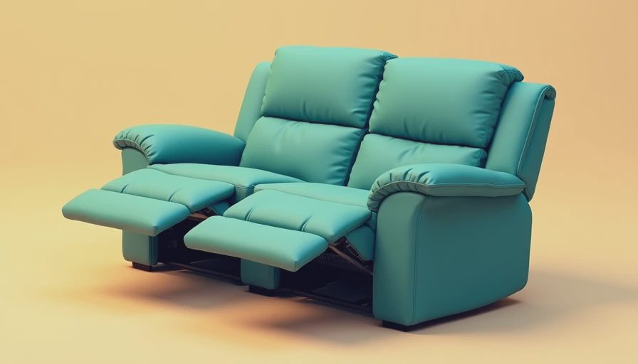 Visual context for reclining loveseat
