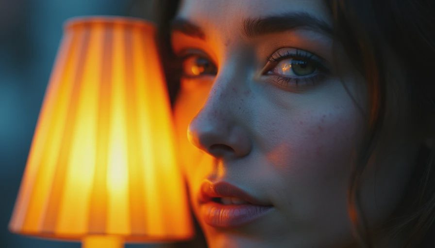 Visual context for warm light
