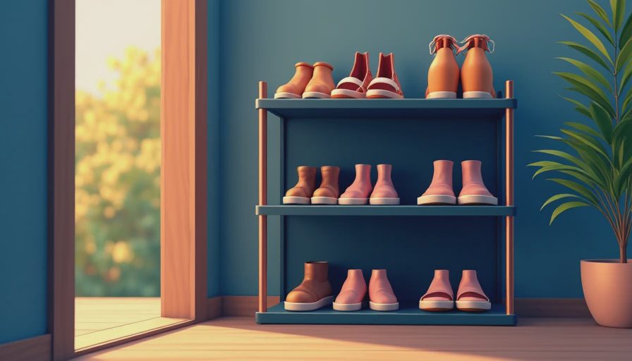 Visual context for shoe storage ideas