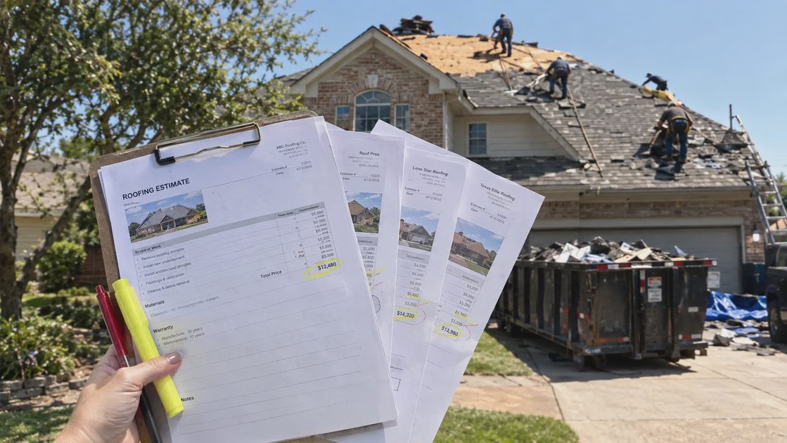 4 roofers quoted the same roof. The prices ranged from $11,400 to $23,900.